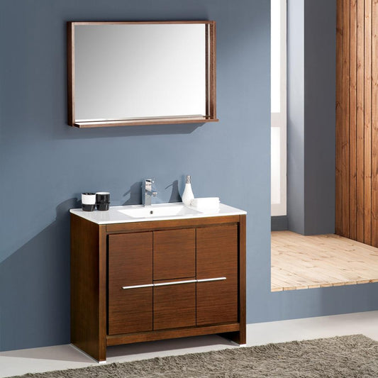 Fresca-Allier-40"-Wenge-Brown-Modern-Bathroom-Vanity-w/-Mirror-(FVN8140WG)