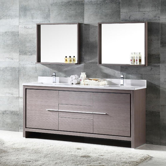 Fresca-Allier-72"-Gray-Oak-Modern-Double-Sink-Bathroom-Vanity-w/-Mirror-(FVN8172GO)