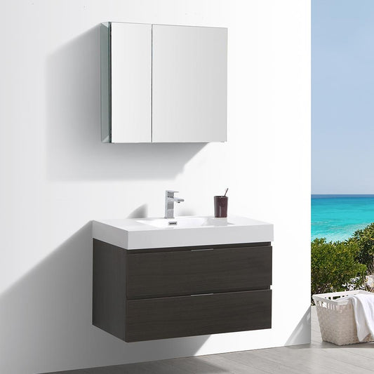 Fresca-Valencia-36"-Gray-Oak-Wall-Hung-Modern-Bathroom-Vanity-w/-Medicine-Cabinet-(FVN8336GO)