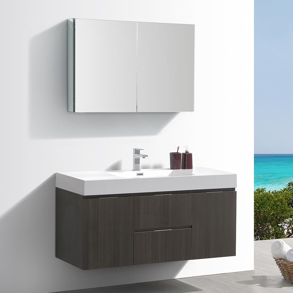 Fresca-Valencia-48"-Gray-Oak-Wall-Hung-Modern-Bathroom-Vanity-w/-Medicine-Cabinet-(FVN8348GO)