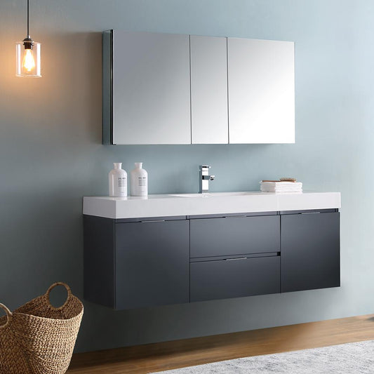 Fresca-Valencia-60"-Dark-Slate-Gray-Wall-Hung-Modern-Bathroom-Vanity-w/-Medicine-Cabinet-(FVN8360GG)