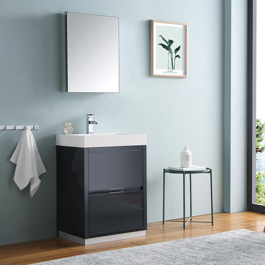 Fresca-Valencia-24"-Dark-Slate-Gray-Free-Standing-Modern-Bathroom-Vanity-w/-Medicine-Cabinet-(FVN8424GG)