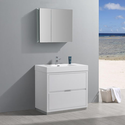 Fresca-Valencia-36"-Glossy-White-Free-Standing-Modern-Bathroom-Vanity-w/-Medicine-Cabinet-(FVN8436WH)