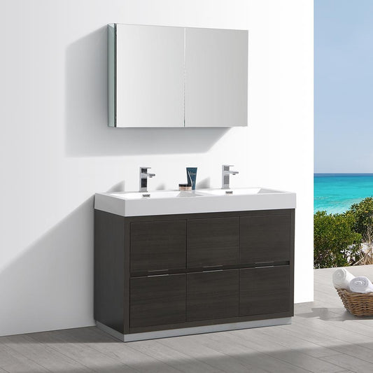 Fresca-Valencia-48"-Gray-Oak-Free-Standing-Double-Sink-Modern-Bathroom-Vanity-w/-Medicine-Cabinet-(FVN8448GO-D)