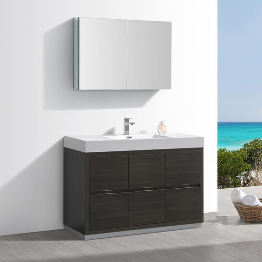 Fresca-Valencia-48"-Gray-Oak-Free-Standing-Modern-Bathroom-Vanity-w/-Medicine-Cabinet-(FVN8448GO)