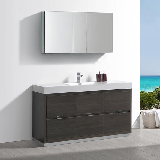 Fresca-Valencia-60"-Gray-Oak-Free-Standing-Modern-Bathroom-Vanity-w/-Medicine-Cabinet-(FVN8460GO)