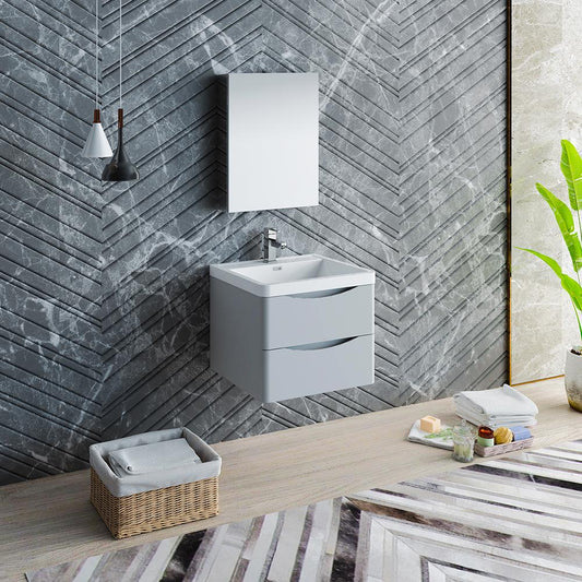 Fresca-Tuscany-24"-Glossy-Gray-Wall-Hung-Modern-Bathroom-Vanity-w/-Medicine-Cabinet-(FVN9024GRG)