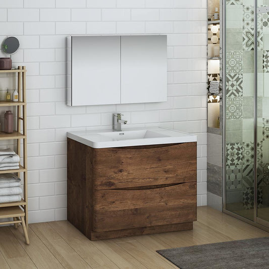 Fresca-Tuscany-40"-Rosewood-Free-Standing-Modern-Bathroom-Vanity-w/-Medicine-Cabinet-(FVN9140RW)