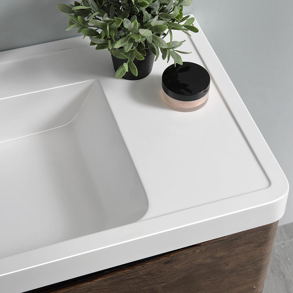 Fresca Tuscany 40" Rosewood Free Standing Modern Bathroom Vanity w/ Medicine Cabinet