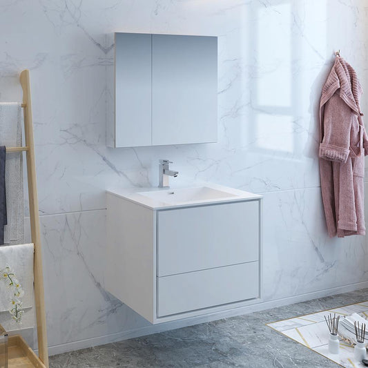 Fresca-Catania-30"-Glossy-White-Wall-Hung-Modern-Bathroom-Vanity-w/-Medicine-Cabinet-(FVN9230WH)