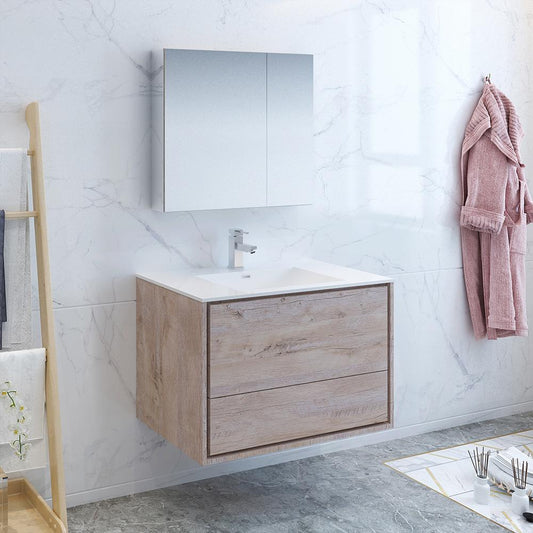 Fresca-Catania-36"-Rustic-Natural-Wood-Wall-Hung-Modern-Bathroom-Vanity-w/-Medicine-Cabinet-(FVN9236RNW)