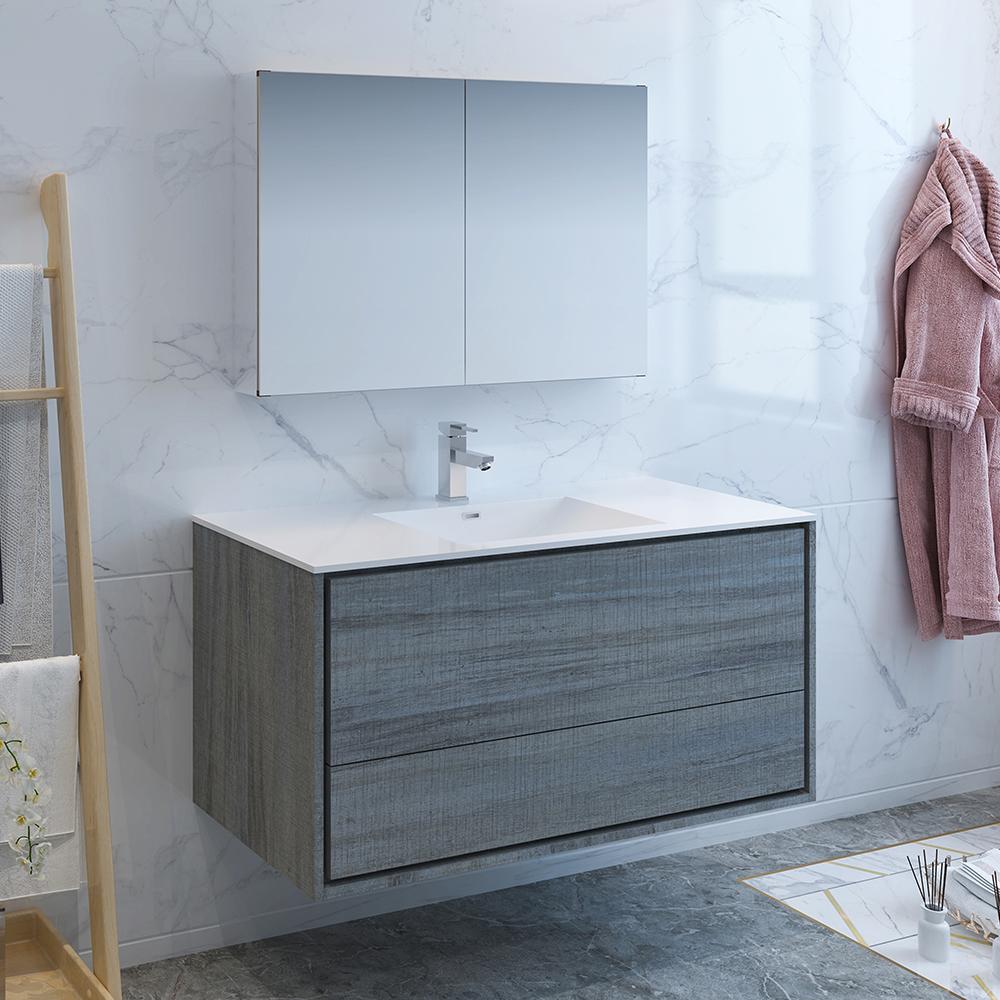 Fresca-Catania-48"-Ocean-Gray-Wall-Hung-Modern-Bathroom-Vanity-w/-Medicine-Cabinet-(FVN9248OG)