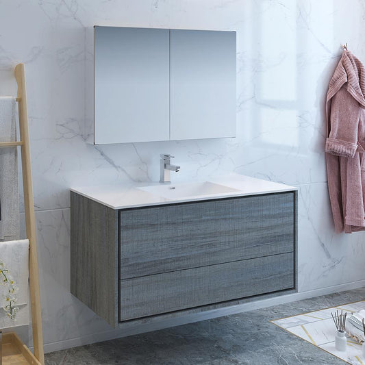 Fresca-Catania-48"-Ocean-Gray-Wall-Hung-Modern-Bathroom-Vanity-w/-Medicine-Cabinet-(FVN9248OG)