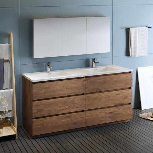 Fresca-Lazzaro-72"-Rosewood-Free-Standing-Double-Sink-Modern-Bathroom-Vanity-w/-Medicine-Cabinet-(FVN93-3636RW-D)