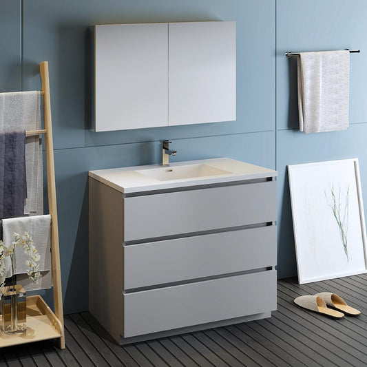 Fresca-Lazzaro-42"-Gray-Free-Standing-Modern-Bathroom-Vanity-w/-Medicine-Cabinet-(FVN9342GR)