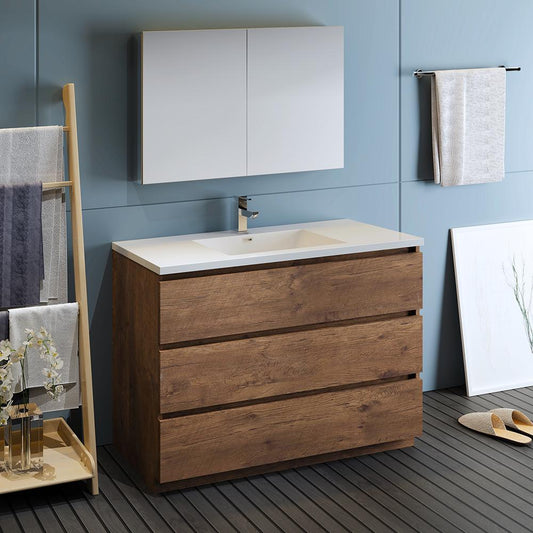 Fresca-Lazzaro-48"-Rosewood-Free-Standing-Modern-Bathroom-Vanity-w/-Medicine-Cabinet-(FVN9348RW)